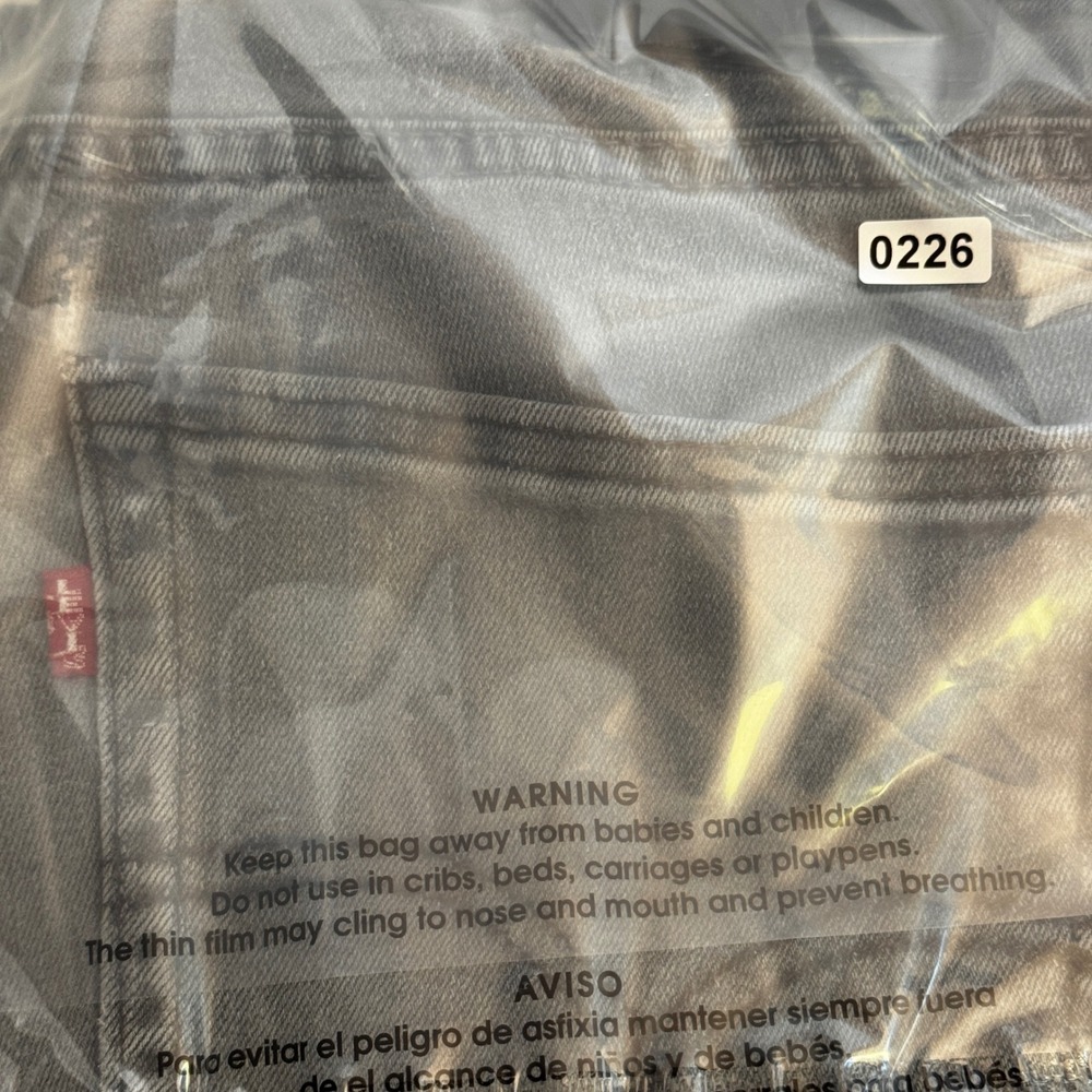 Levi's Premium 511 Slim Fit Grey Jeans Mens 36x30 Stretch Denim 04511-2091 - Picture 10 of 10